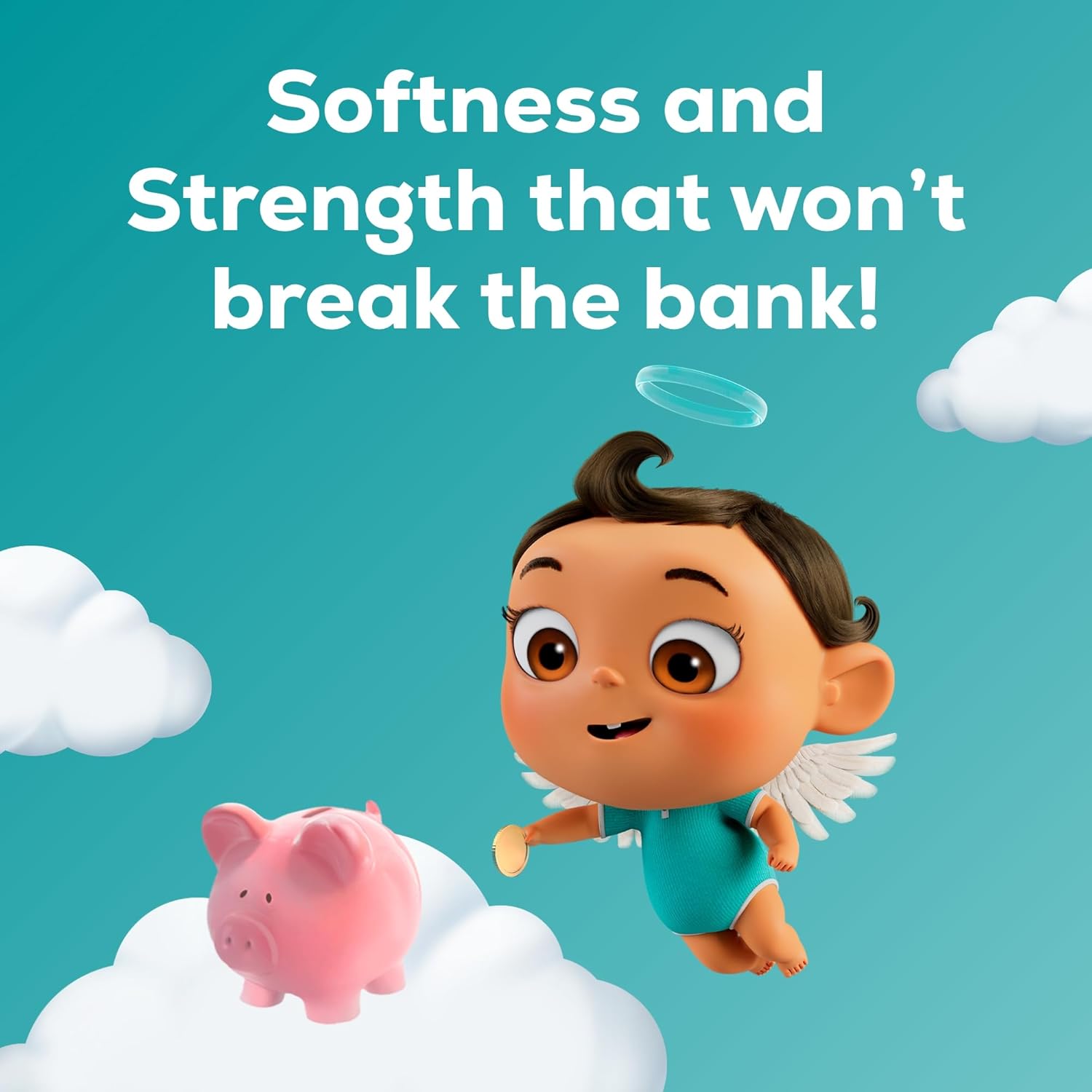 Angel Soft Toilet Paper, 16 Mega Rolls = 64 Regular Rolls, Soft and Strong Toilet Tissue - 图片 5