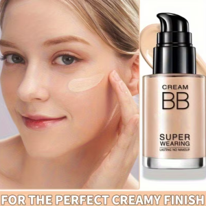 BB Foundation with Brush Set Concealer, Long-Lasting Facial Cosmetics Kit for Women, Perfect for The Holiday