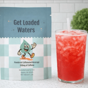 Loaded Water-Viral – Single Packet | 32oz Sugar Free Caffeinated Flavored Powder Beverage Mix | Made in USA | Easy to Mix
