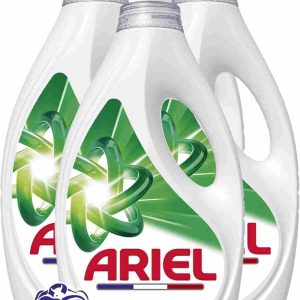 Ariel Original Lessive Liquide, 100 Lavages, Action Détachante En 1 Seul Lavage, Impeccable Même à Froid, Fabriqué en France