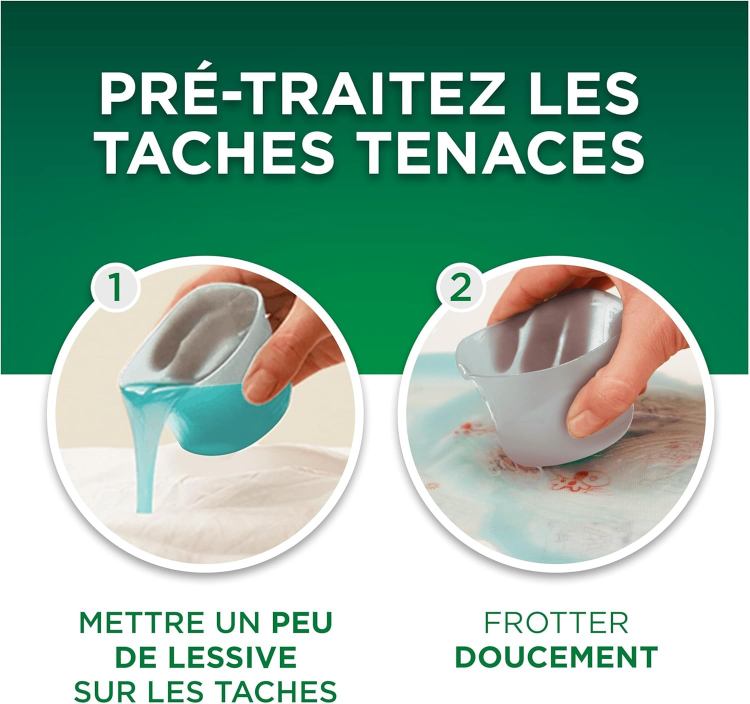 Ariel Original Lessive Liquide, 100 Lavages, Action Détachante En 1 Seul Lavage, Impeccable Même à Froid, Fabriqué en France – Image 5